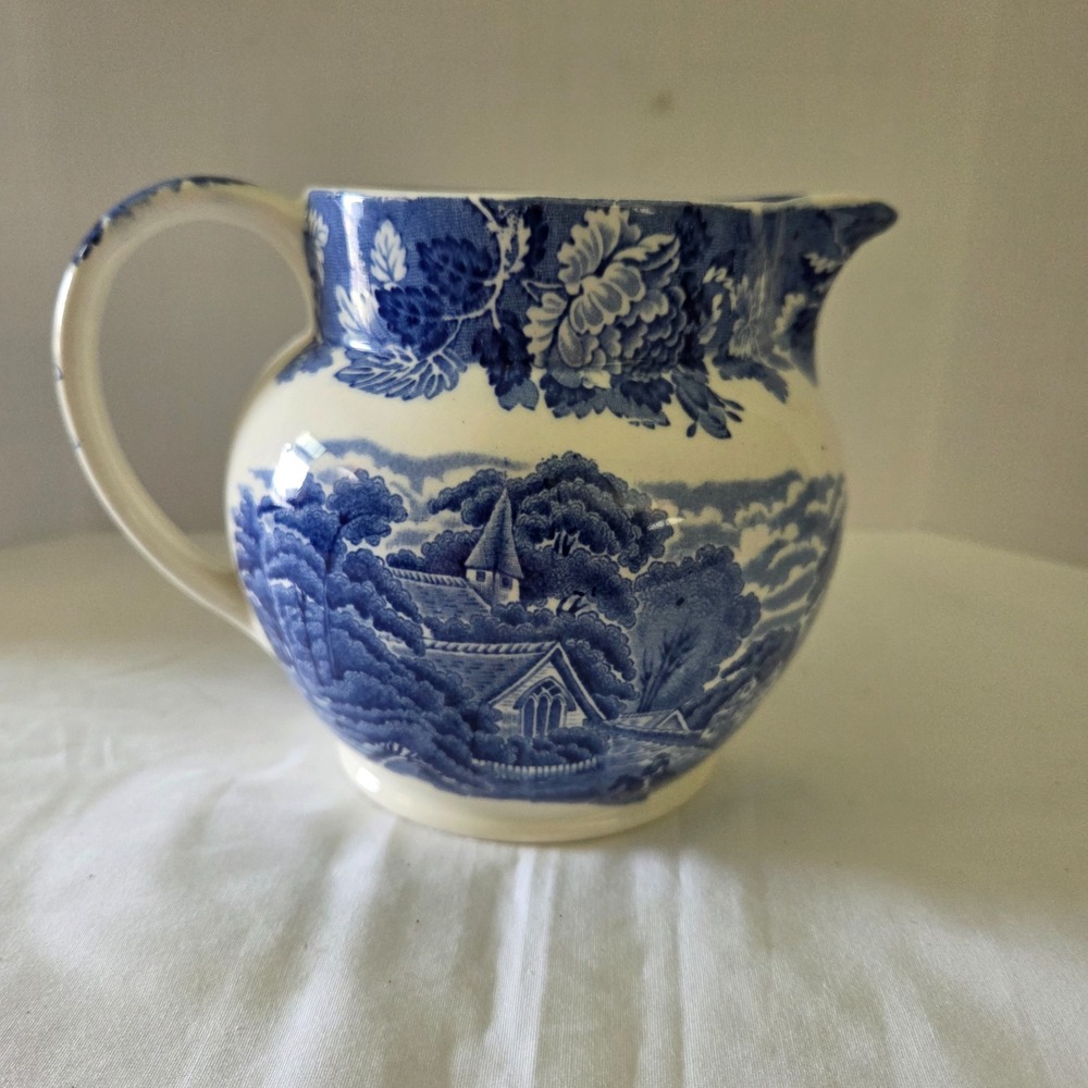 Vintage Enochs Woods English Scenery Woods Ware Mini Pitcher